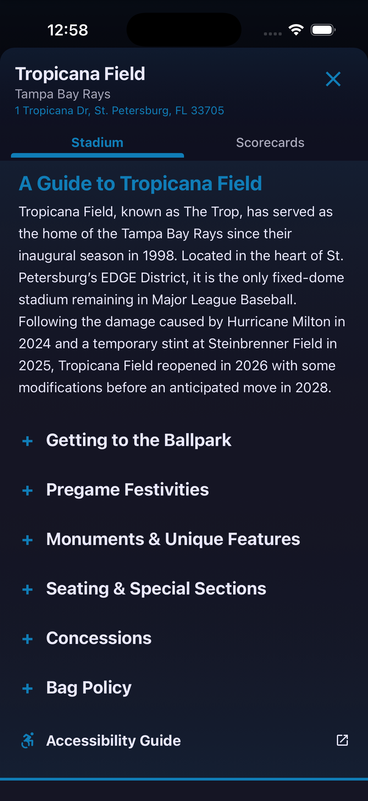Stadium Guides — screenshot 2