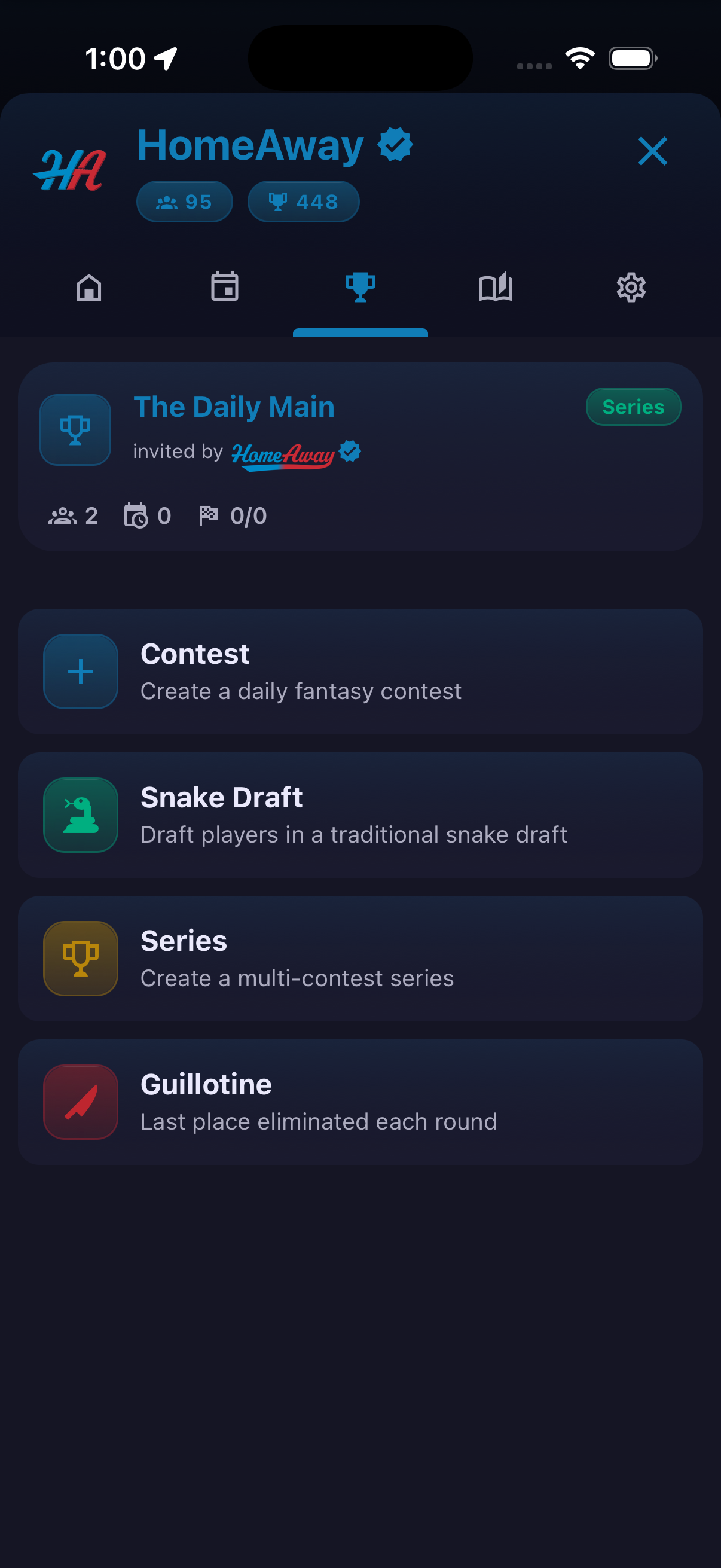 Clubs — screenshot 4