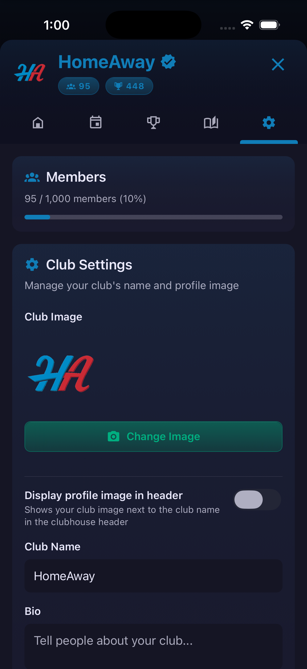 Clubs — screenshot 6