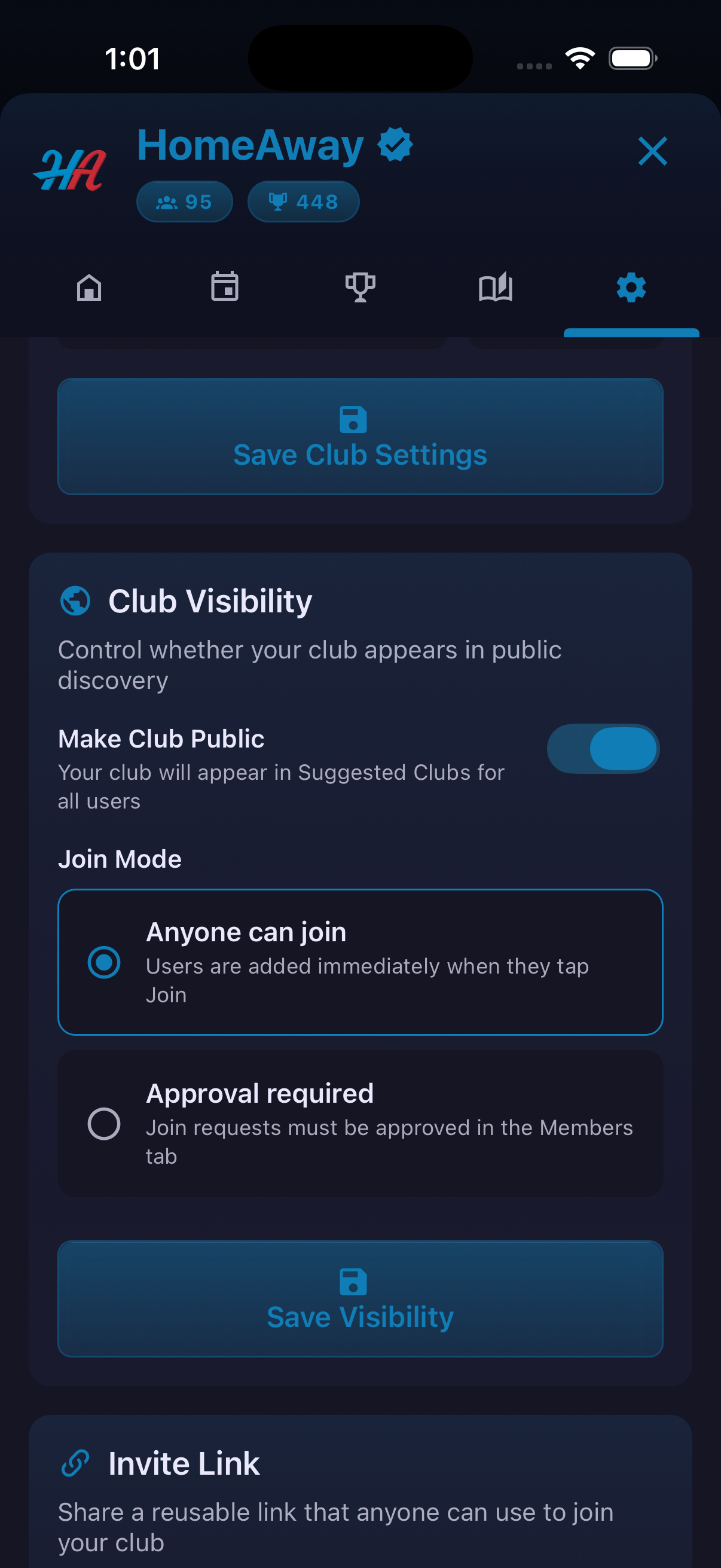 Clubs — screenshot 7
