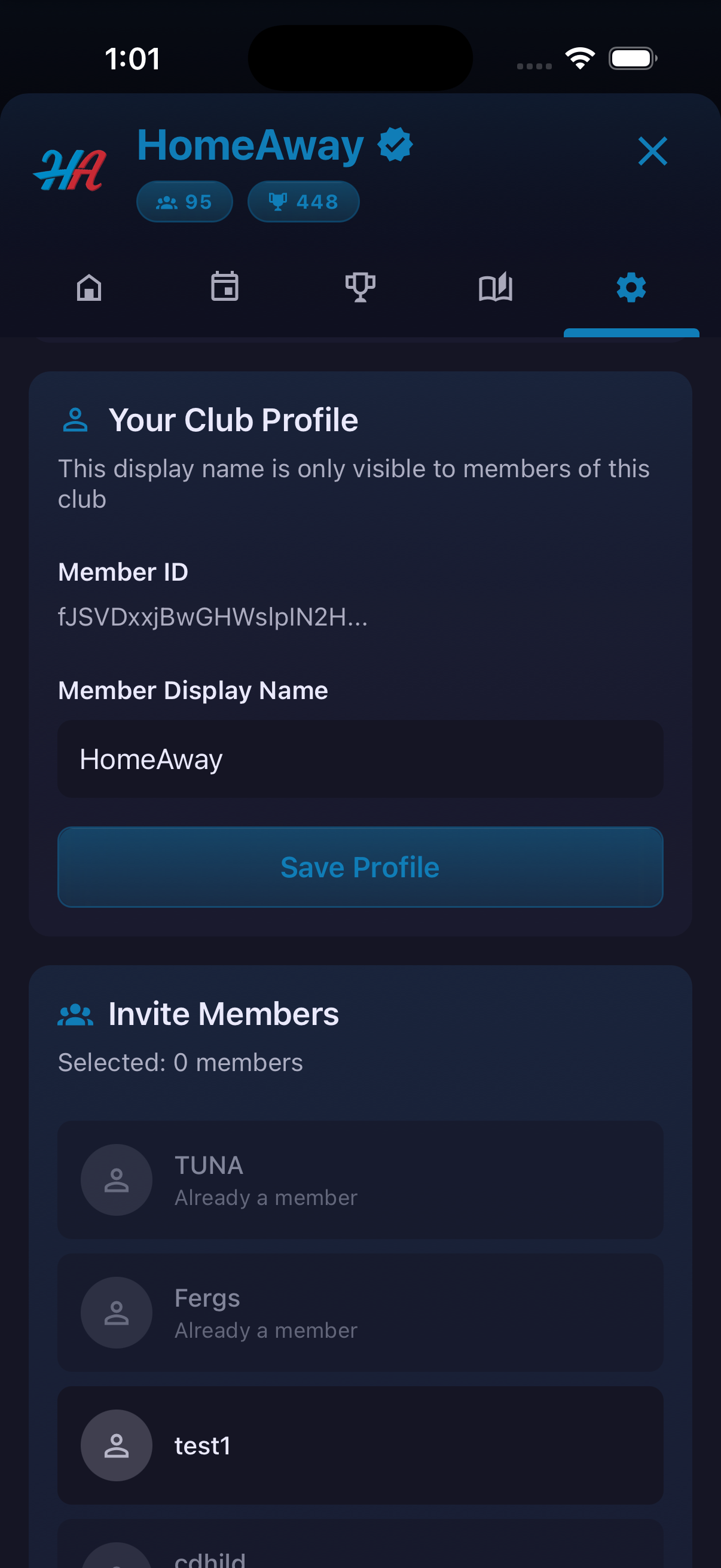 Clubs — screenshot 9