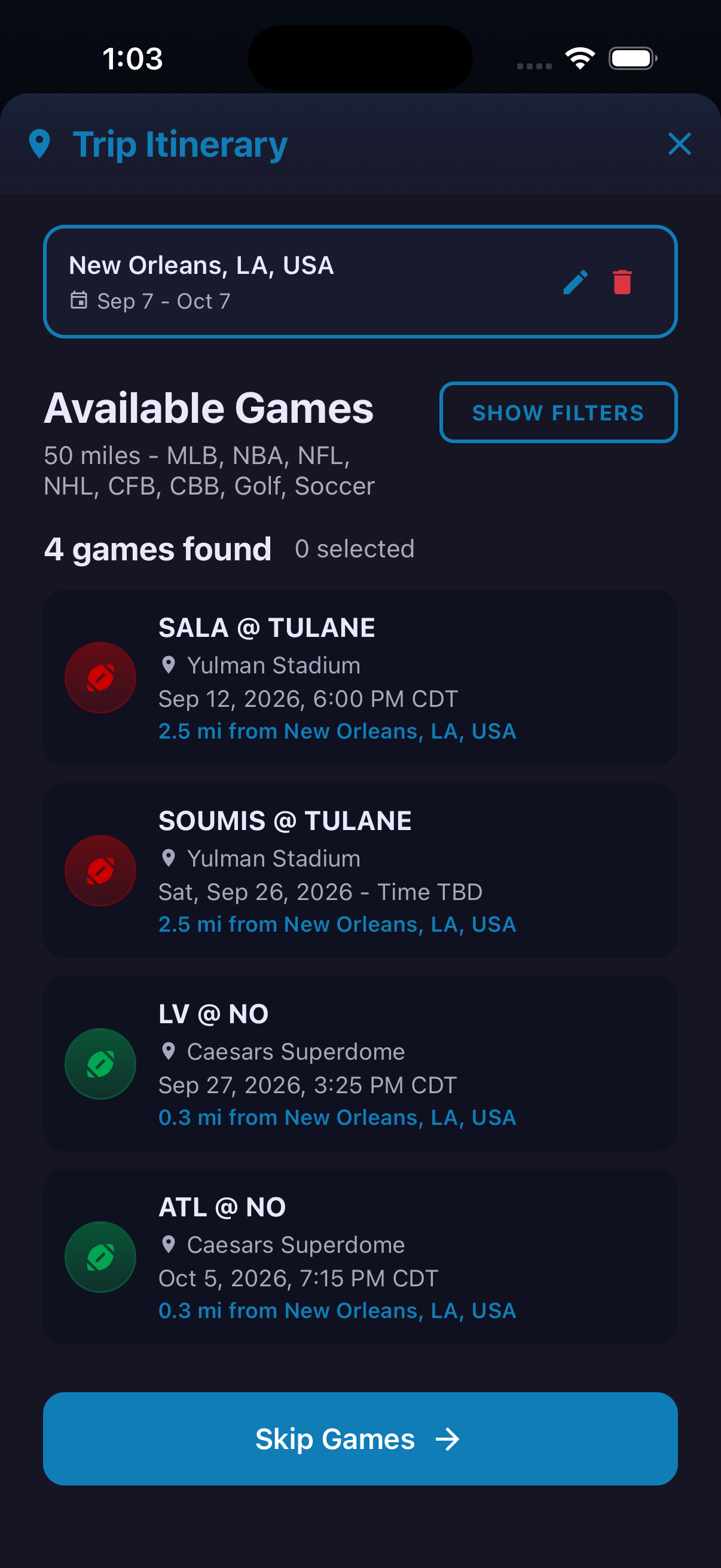 Trips — screenshot 9