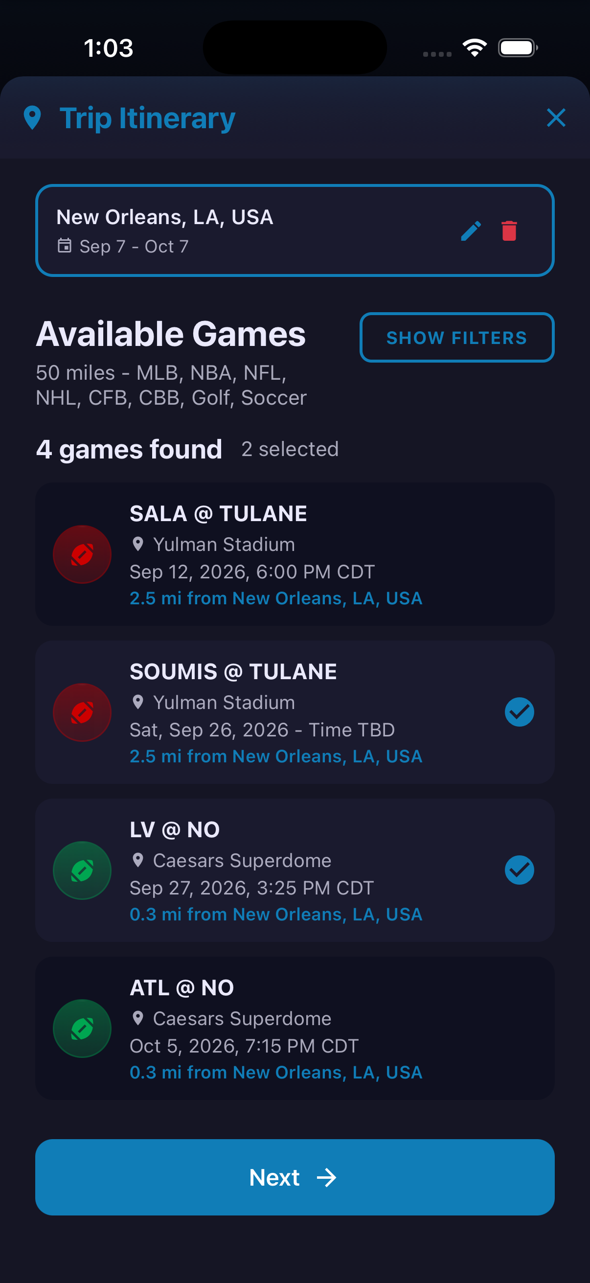 Trips — screenshot 10