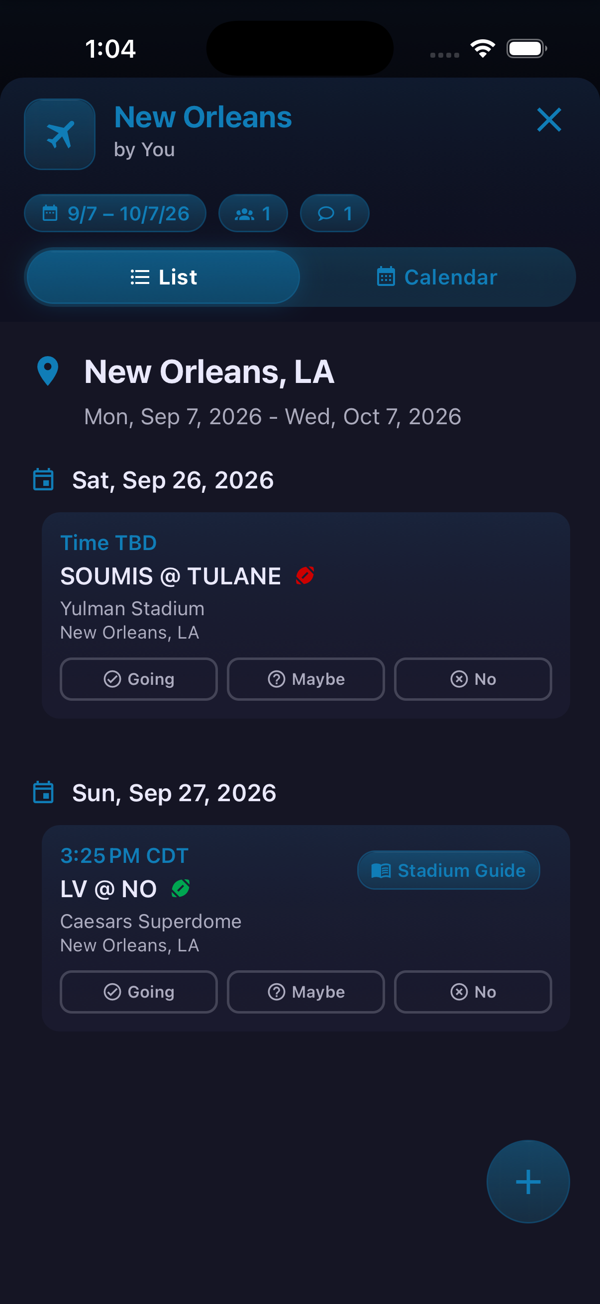 Trips — screenshot 11
