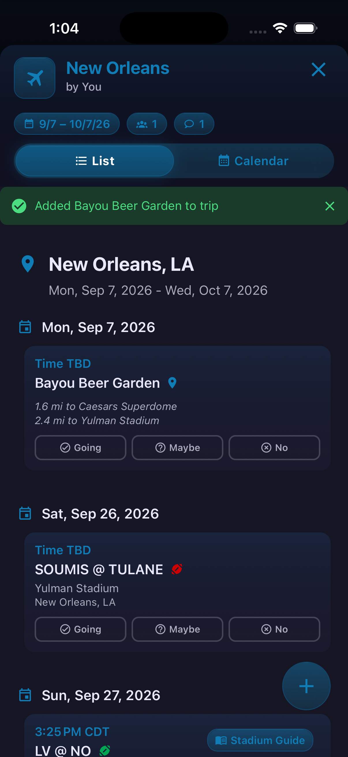 Trips — screenshot 15
