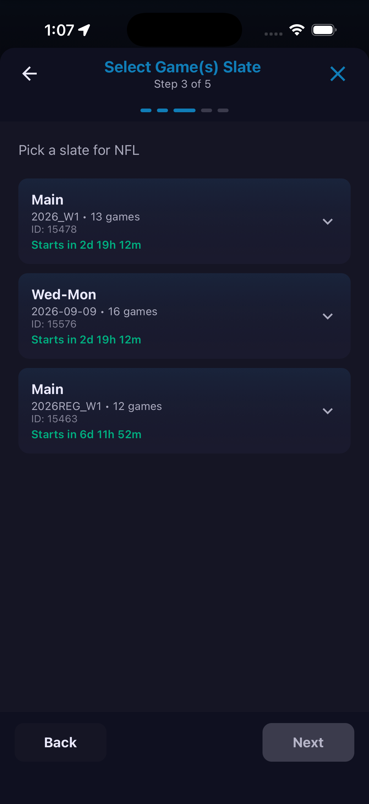 Fantasy Contests — screenshot 3