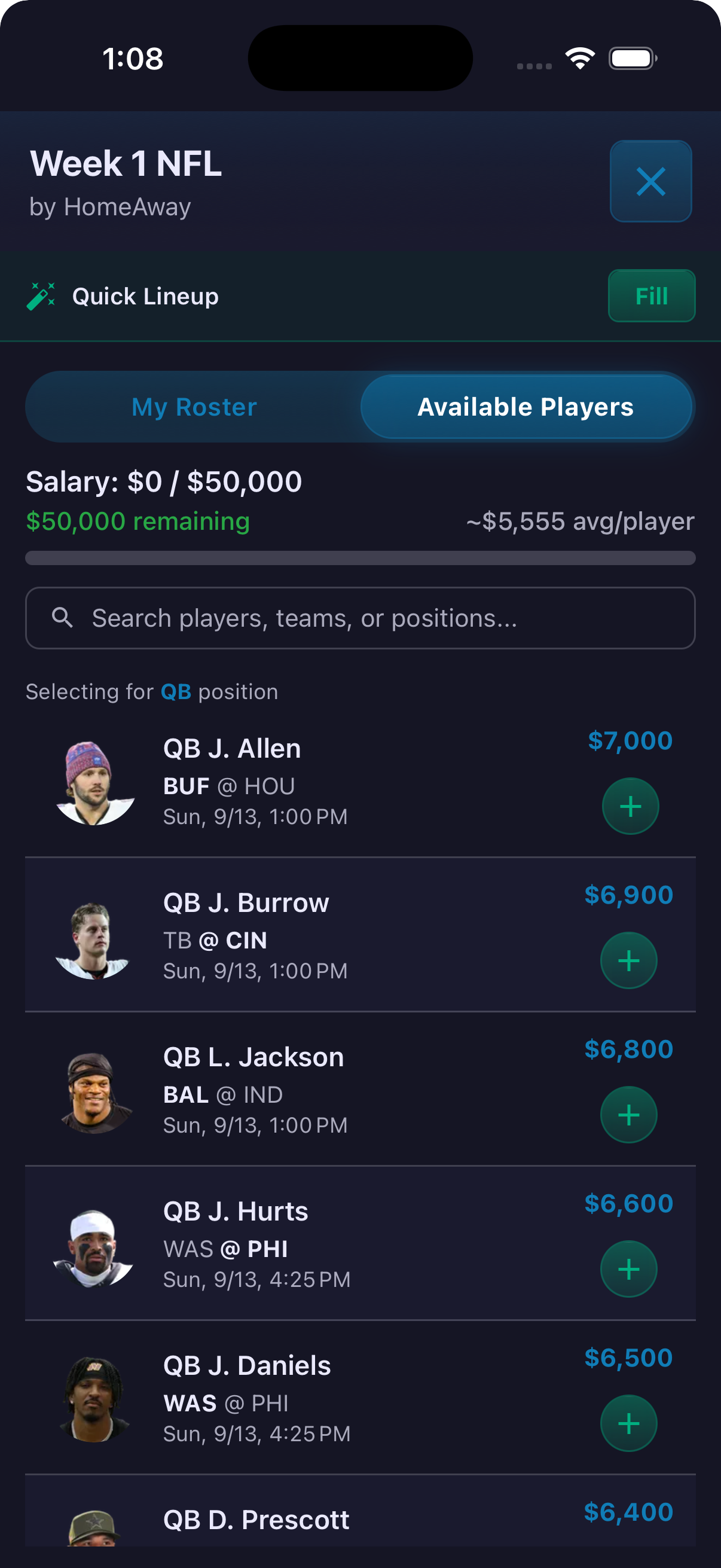 Fantasy Contests — screenshot 9