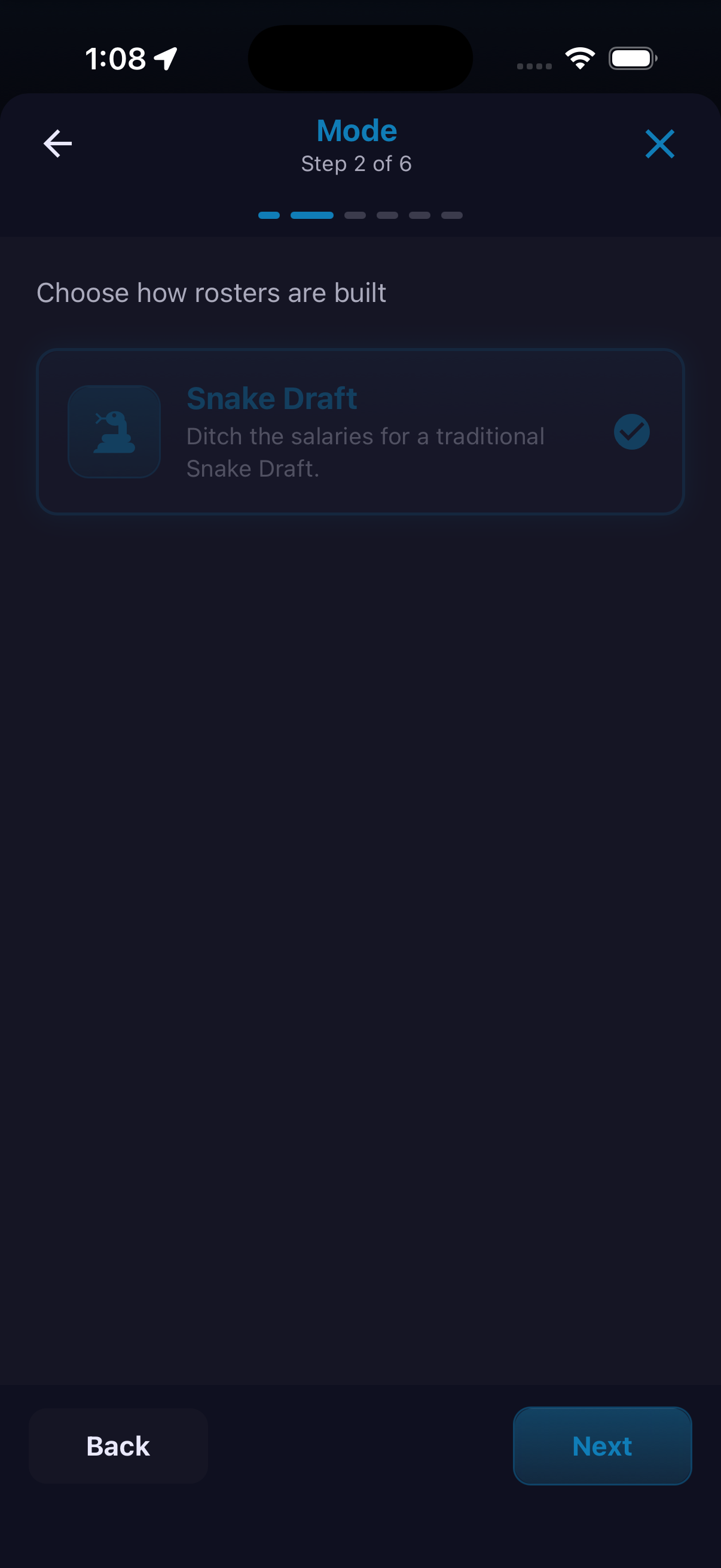 Snake Draft