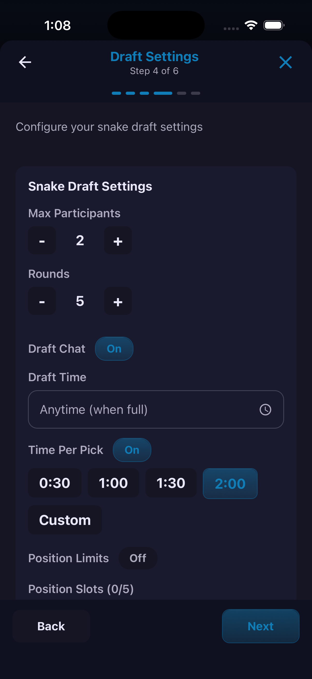 Snake Draft — screenshot 2