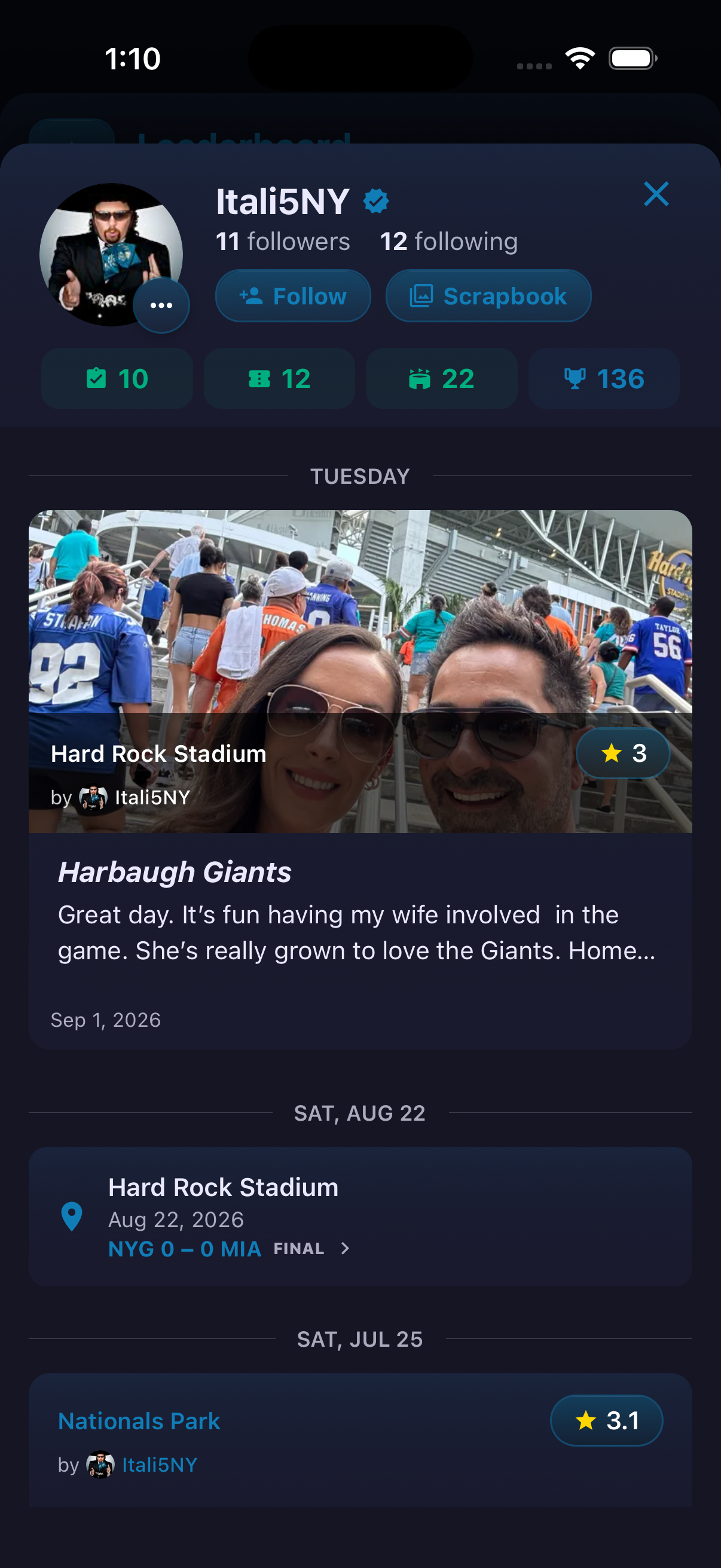 Profile — screenshot 3