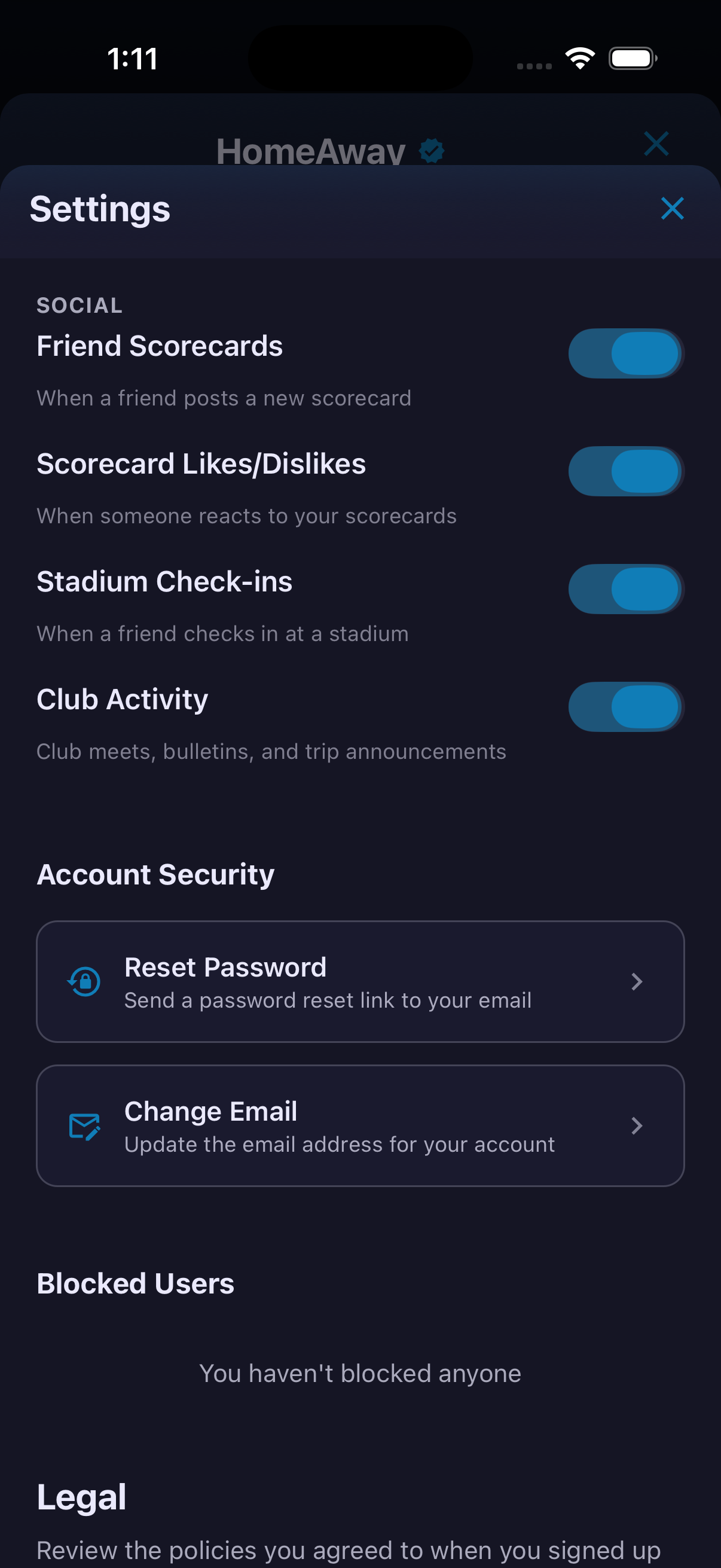 Settings — screenshot 5