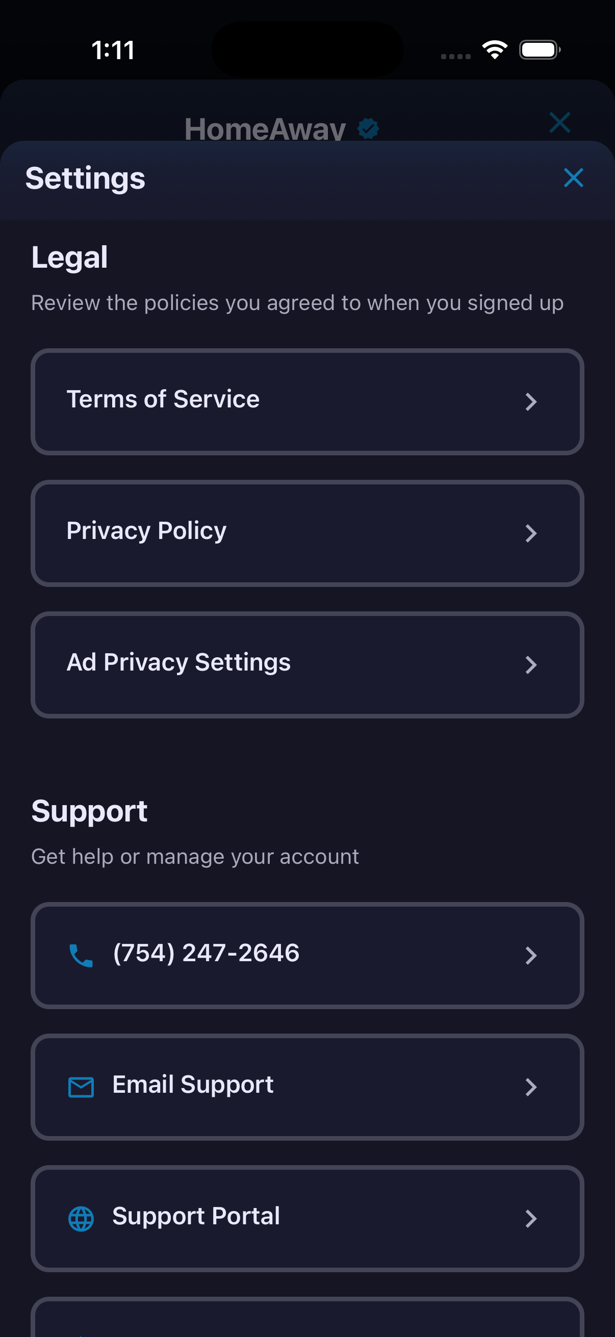 Settings — screenshot 6