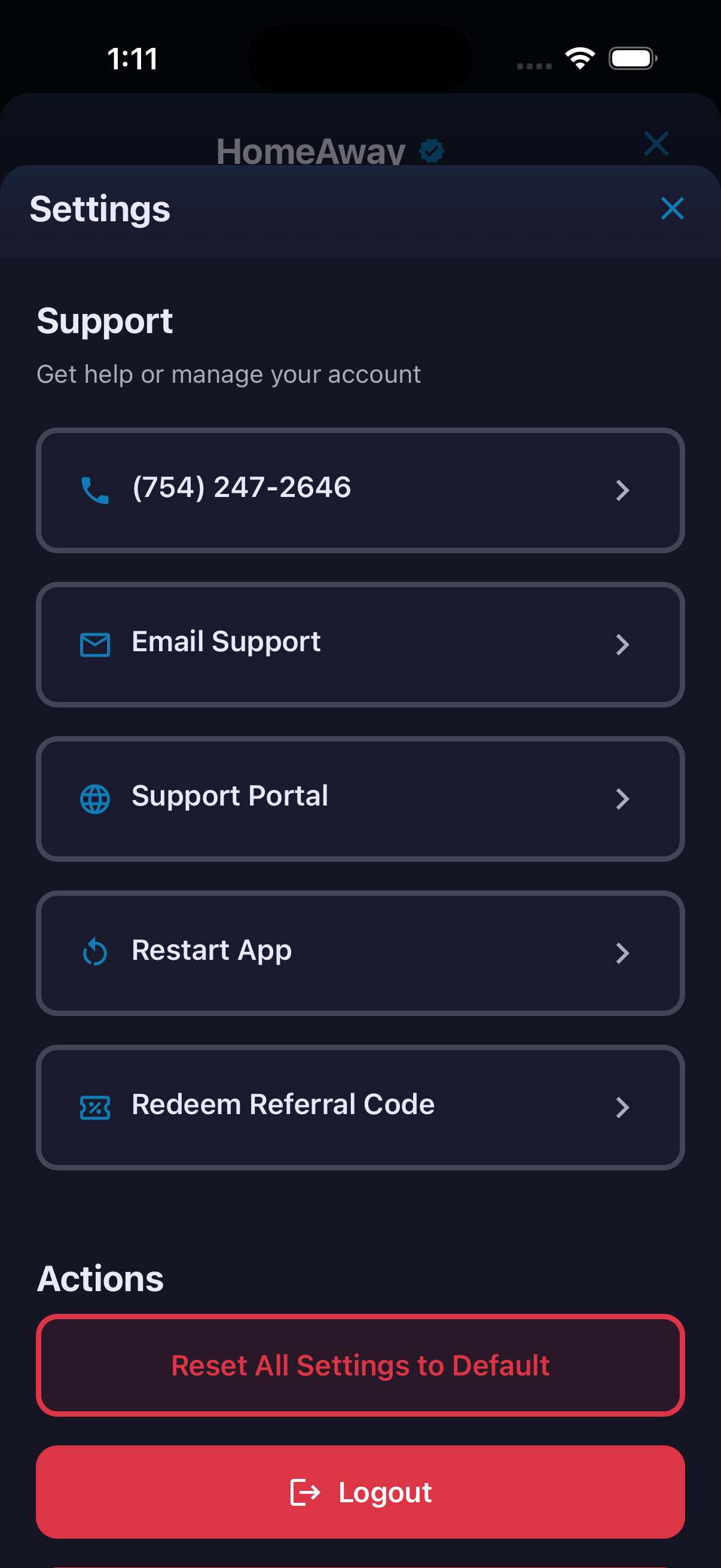 Settings — screenshot 7