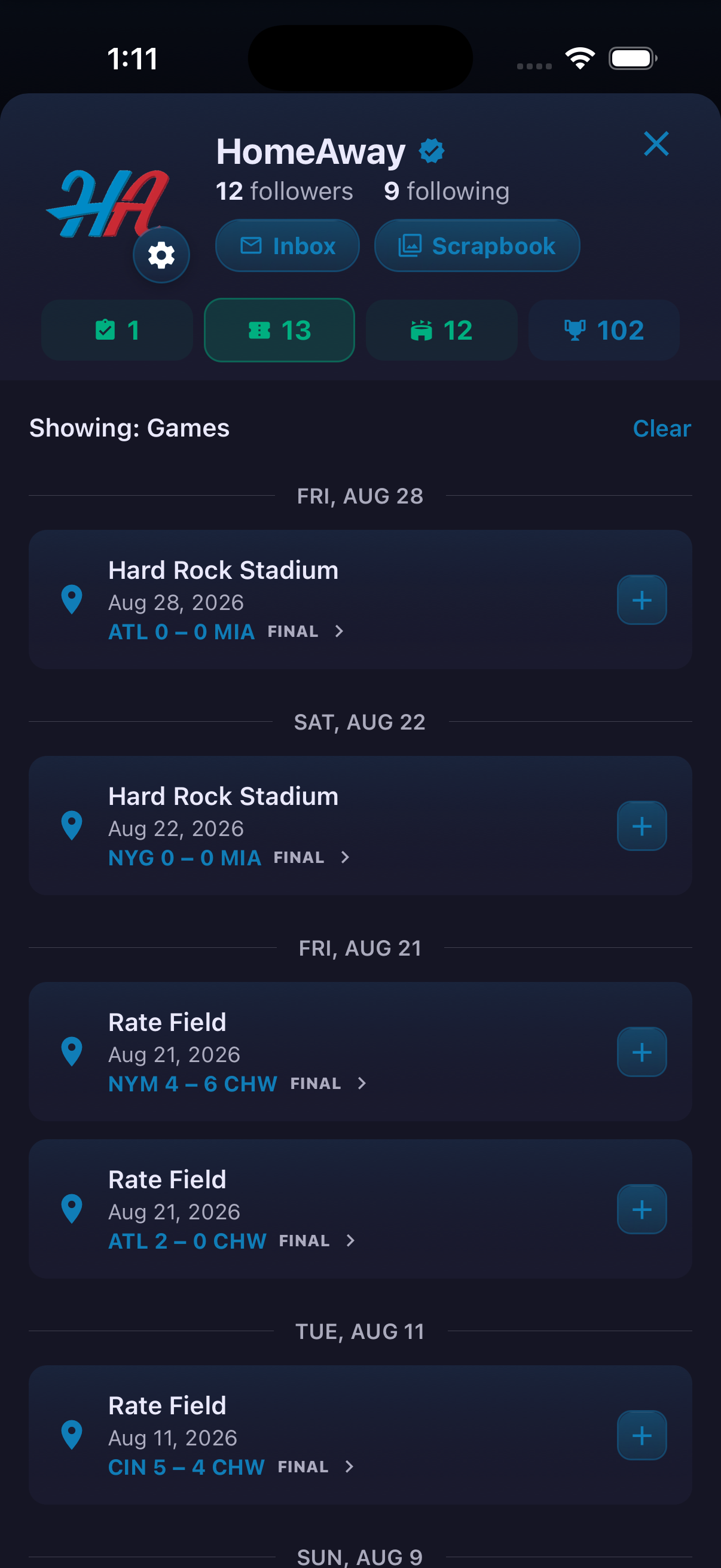 Profile — screenshot 5