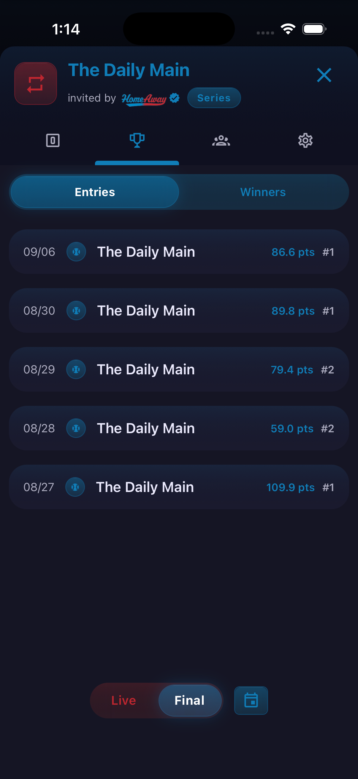 Series — screenshot 2