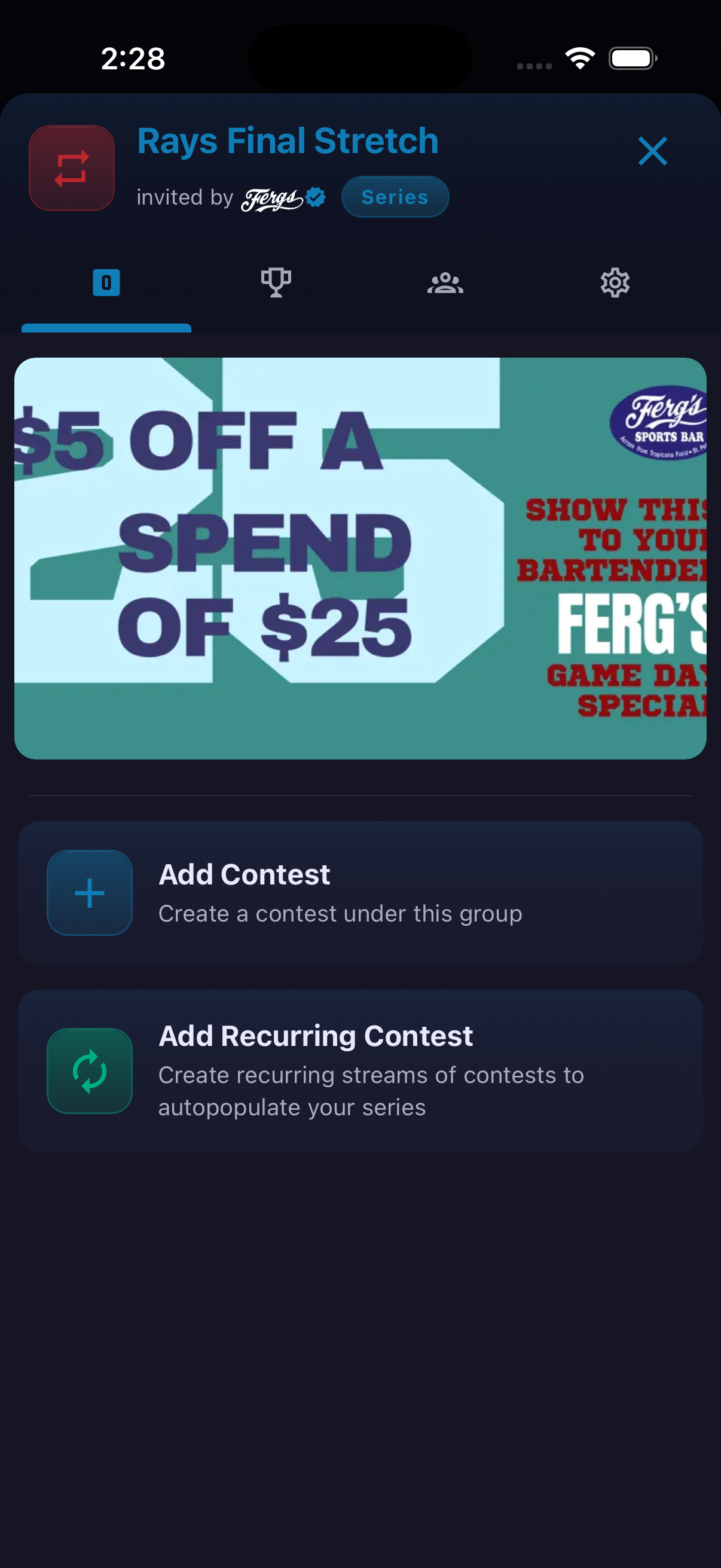 Multi-Contest Series