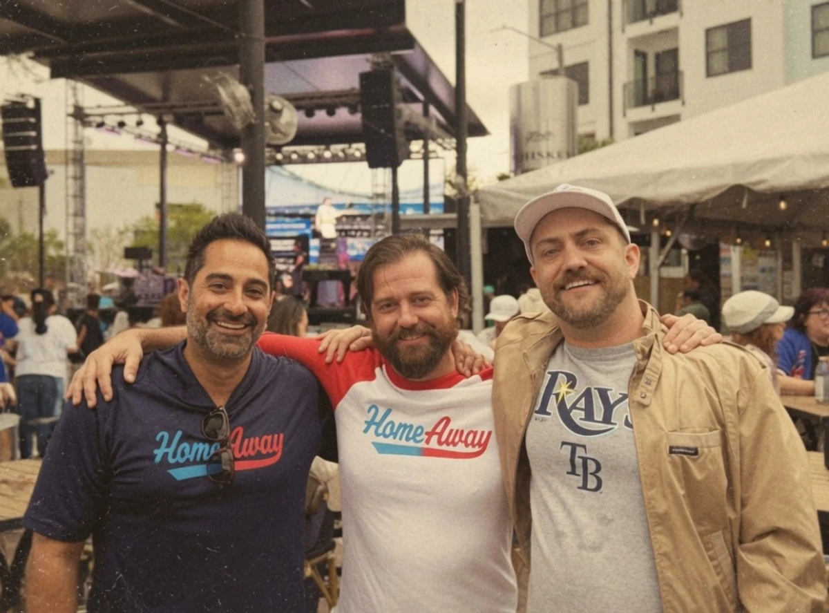 HomeAway founders Evan Caruso, Nick Stassi, and Devin Dunevant